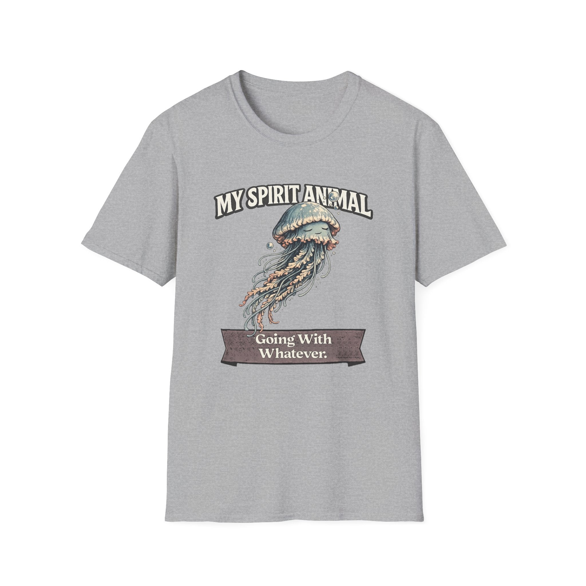 "My Spirit Animal: Jellyfish (Going With Whatever)" T-Shirt