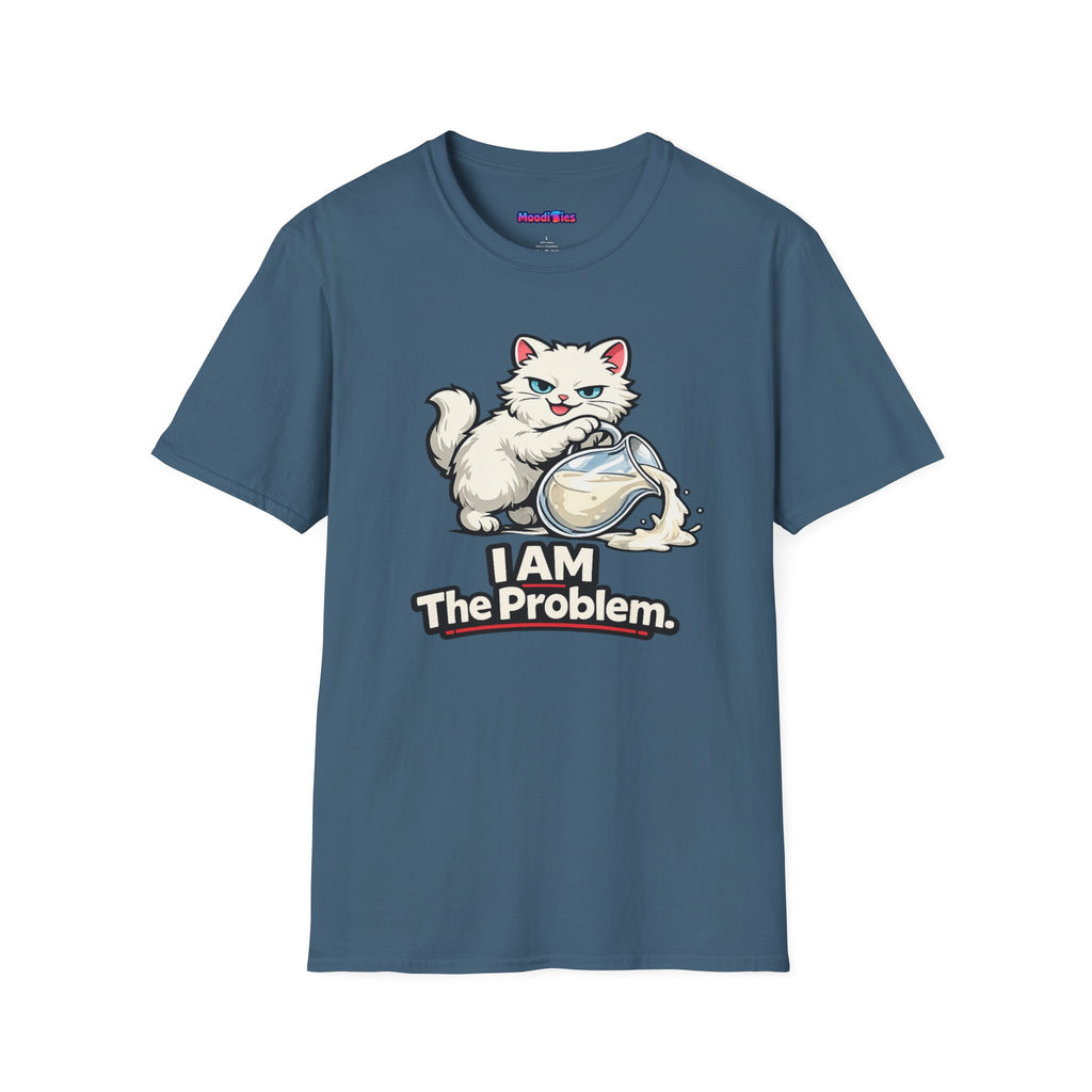"I AM The Problem" Cat That Got the Cream T-Shirt