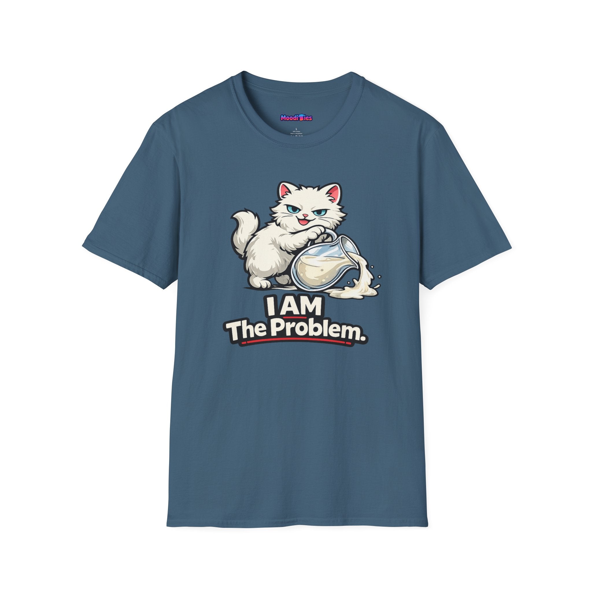 "I AM The Problem" Cat That Got the Cream T-Shirt