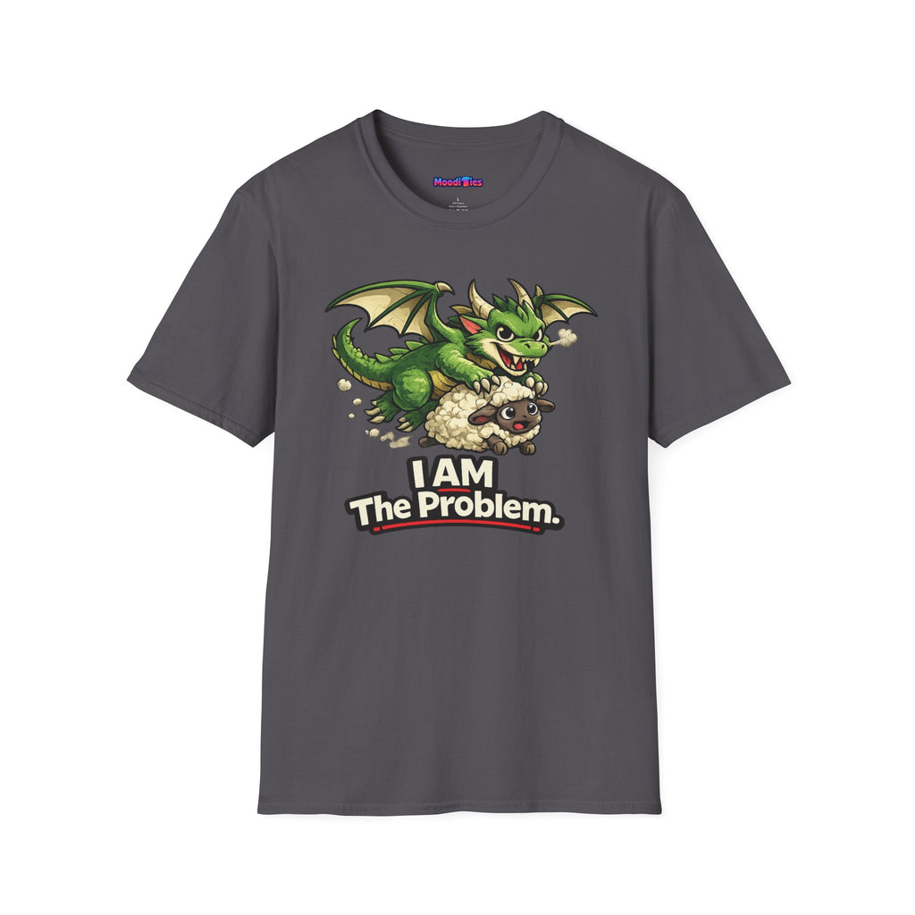"I AM The Problem" Dragon Stealing Sheep T-Shirt