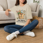 "One Mild Inconvenience Away" Exploding Grocery Bag T-Shirt