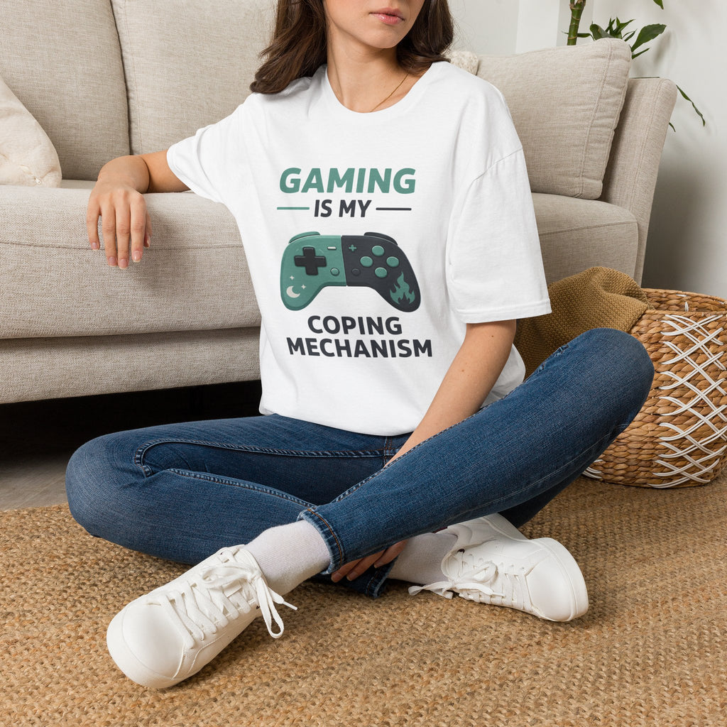 "Gaming Is My Coping Mechanism" Game Controller T-Shirt