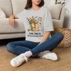 "One Mild Inconvenience Away" Exploding Grocery Bag T-Shirt