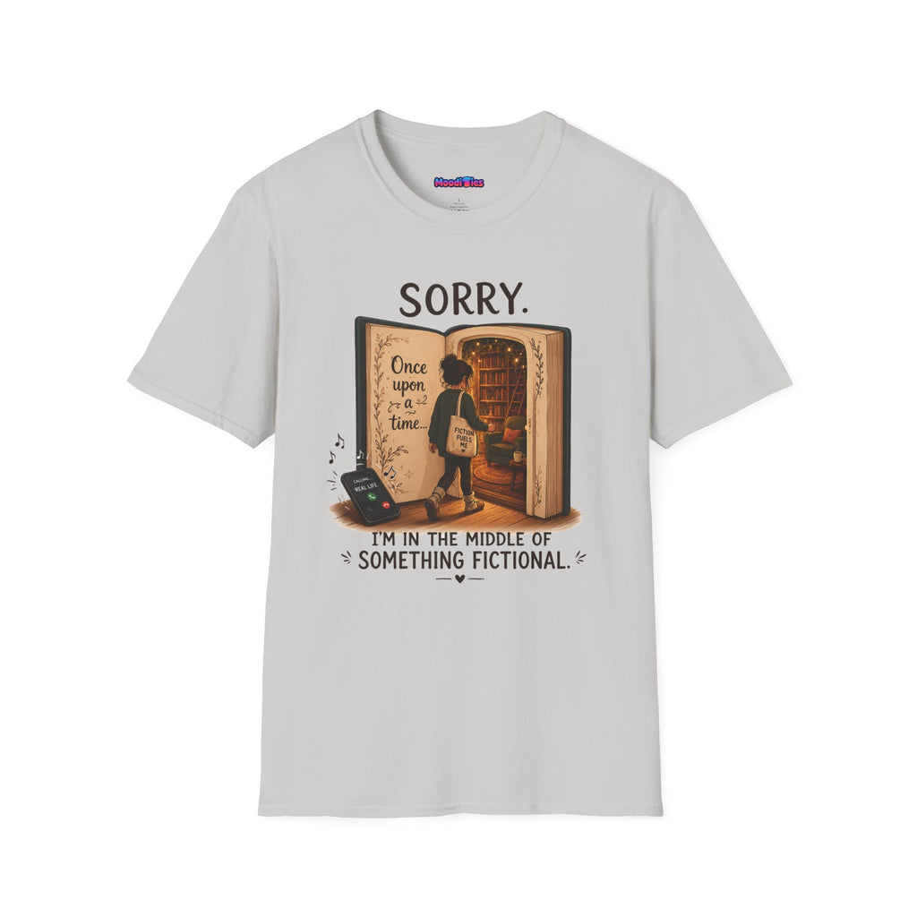 "Sorry. I'm In the Middle of Something Fictional." Book Portal T-Shirt