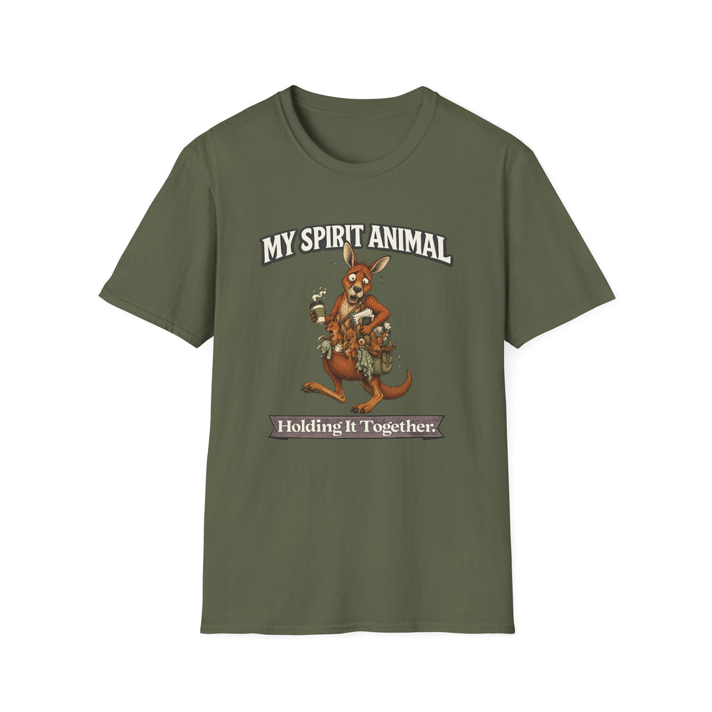 "My Spirit Animal: Kangaroo (Holding It Together)" T-Shirt
