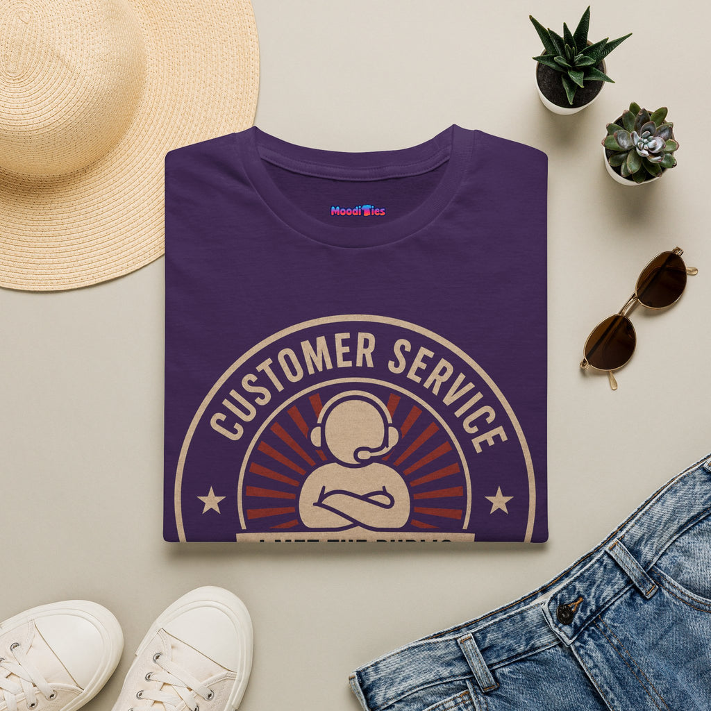 "Customer Service Survivor: I Met The Public, I’m Not Impressed" T-Shirt