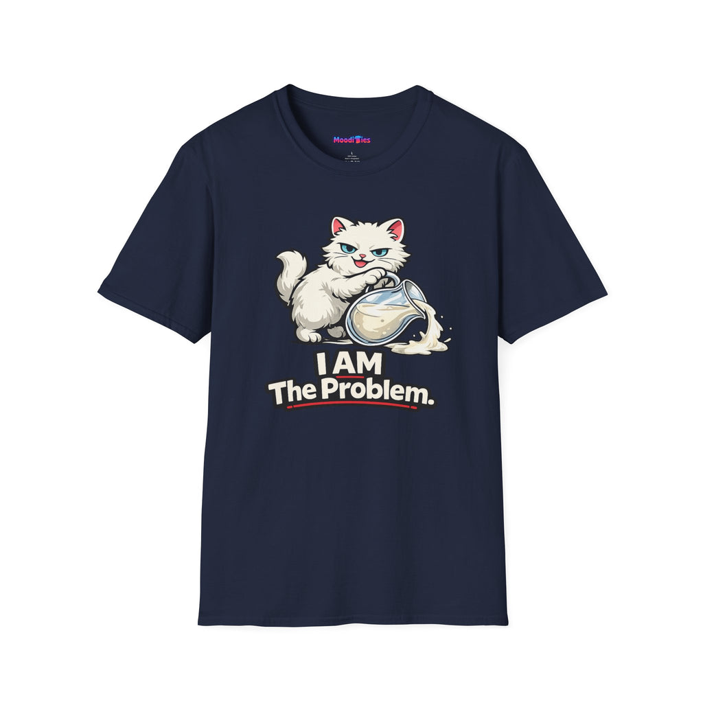 "I AM The Problem" Cat That Got the Cream T-Shirt