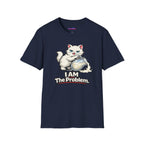 "I AM The Problem" Cat That Got the Cream T-Shirt