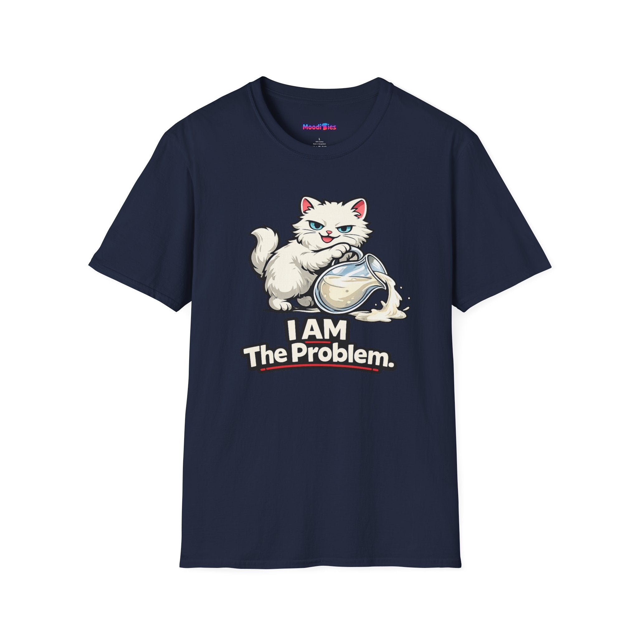 "I AM The Problem" Cat That Got the Cream T-Shirt