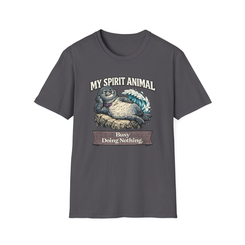 "My Spirit Animal: Seal (Busy Doing Nothing)" T-Shirt