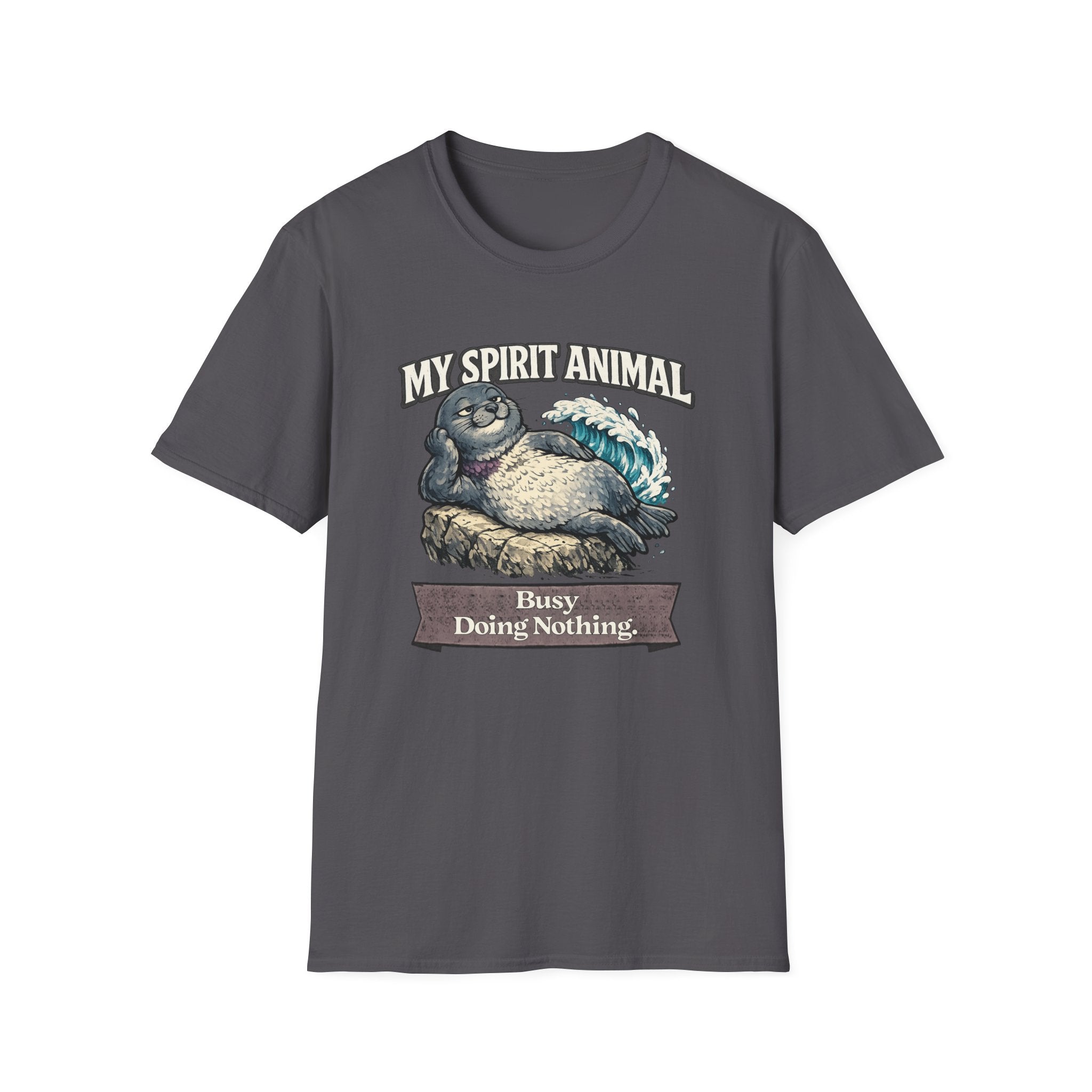 "My Spirit Animal: Seal (Busy Doing Nothing)" T-Shirt