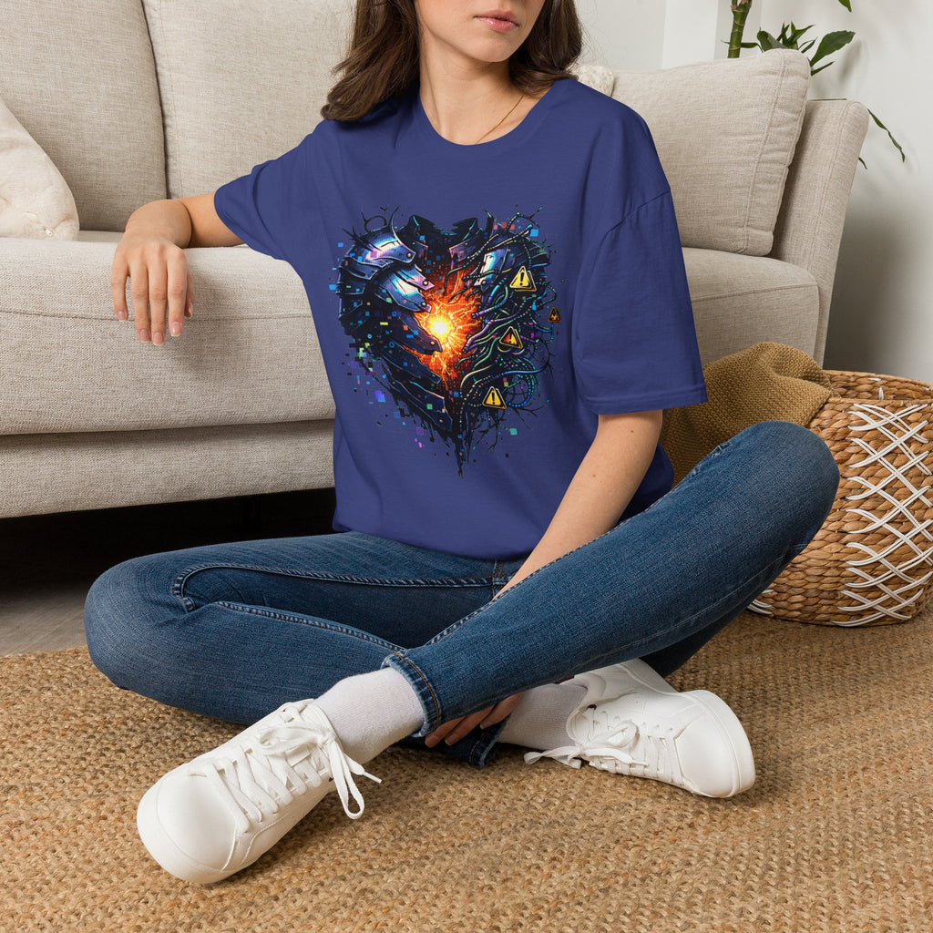 Glowing Core in Suit of Armor T-Shirt