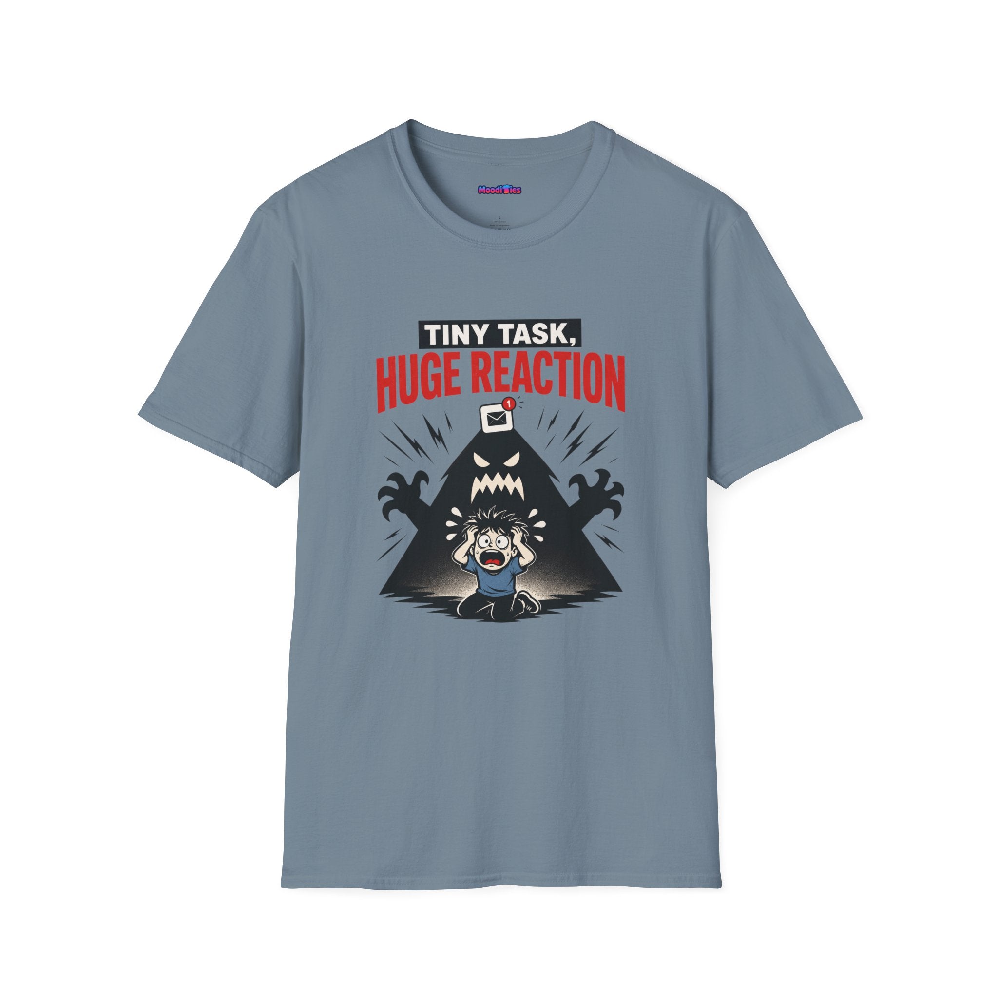 "Tiny Task, Huge Reaction" E-Mail Monster T-Shirt