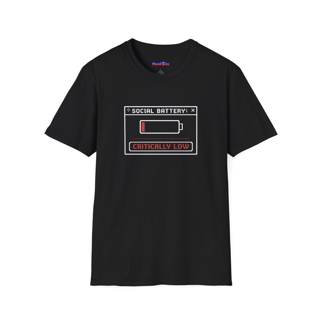 "Social Battery: Critically Low" T‑Shirt