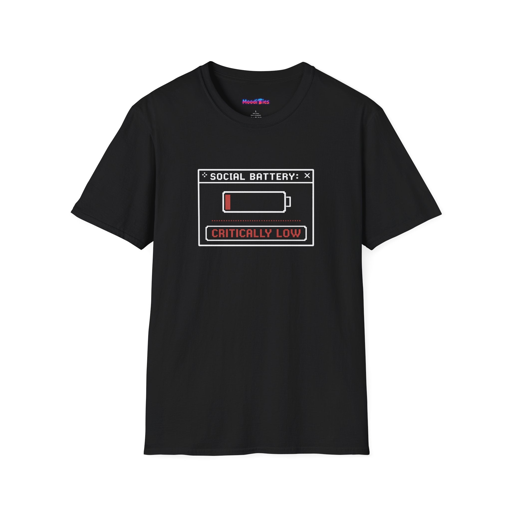 "Social Battery: Critically Low" T‑Shirt
