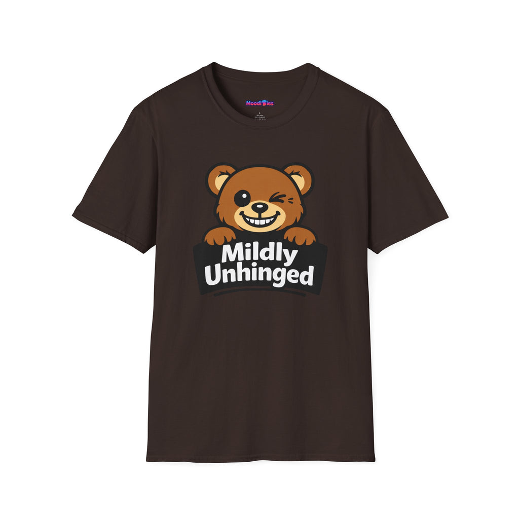 "Mildly Unhinged" Bear T-Shirt