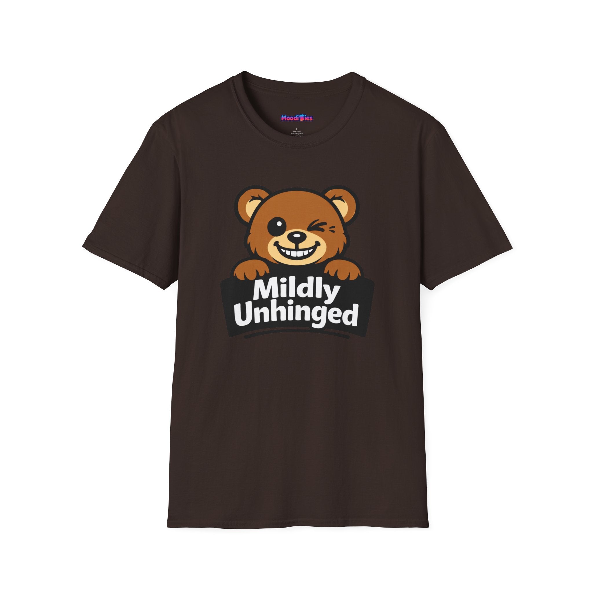 "Mildly Unhinged" Bear T-Shirt