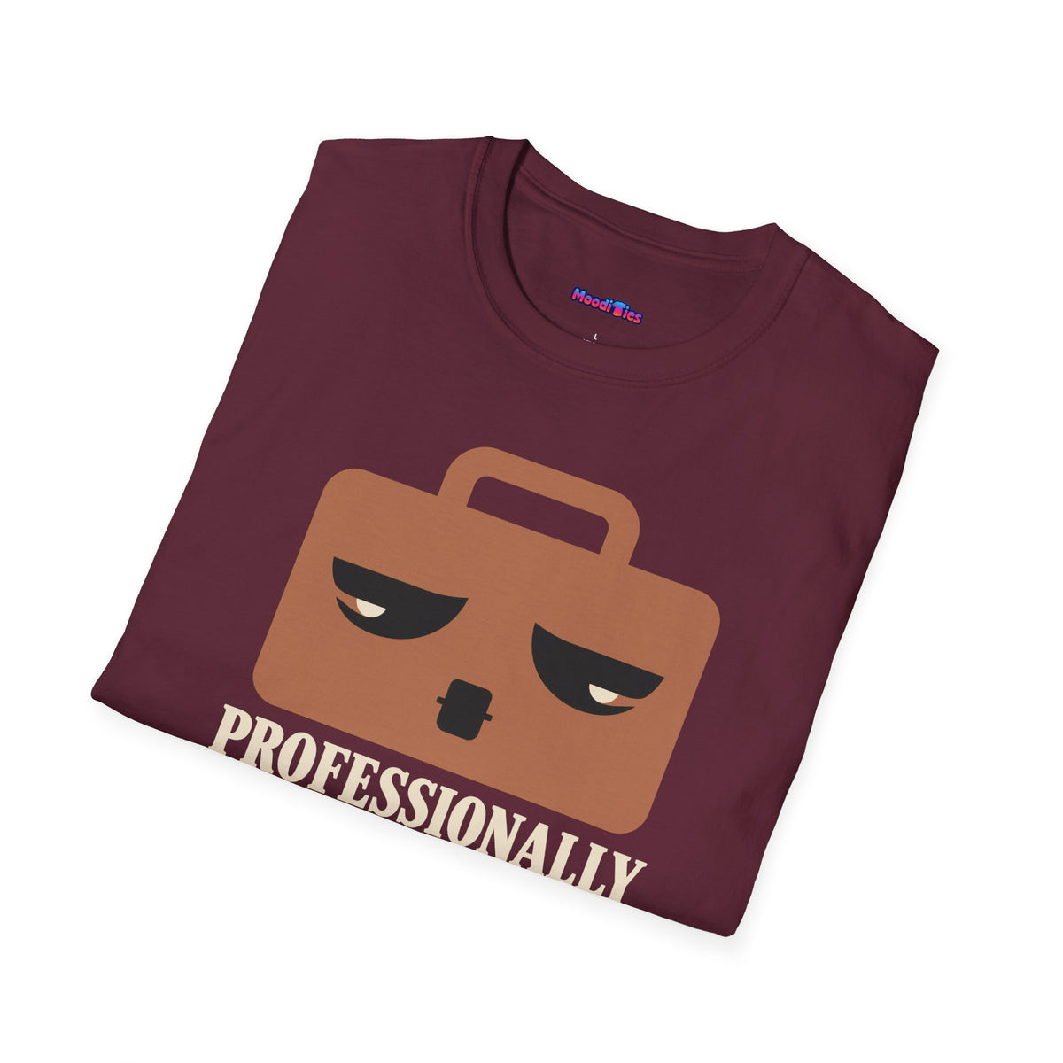 “Professionally Tired” Sleepy Briefcase T-Shirt