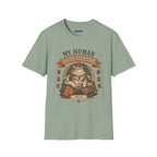 "My Human Hates Everyone." Smug Fat Cat T-Shirt