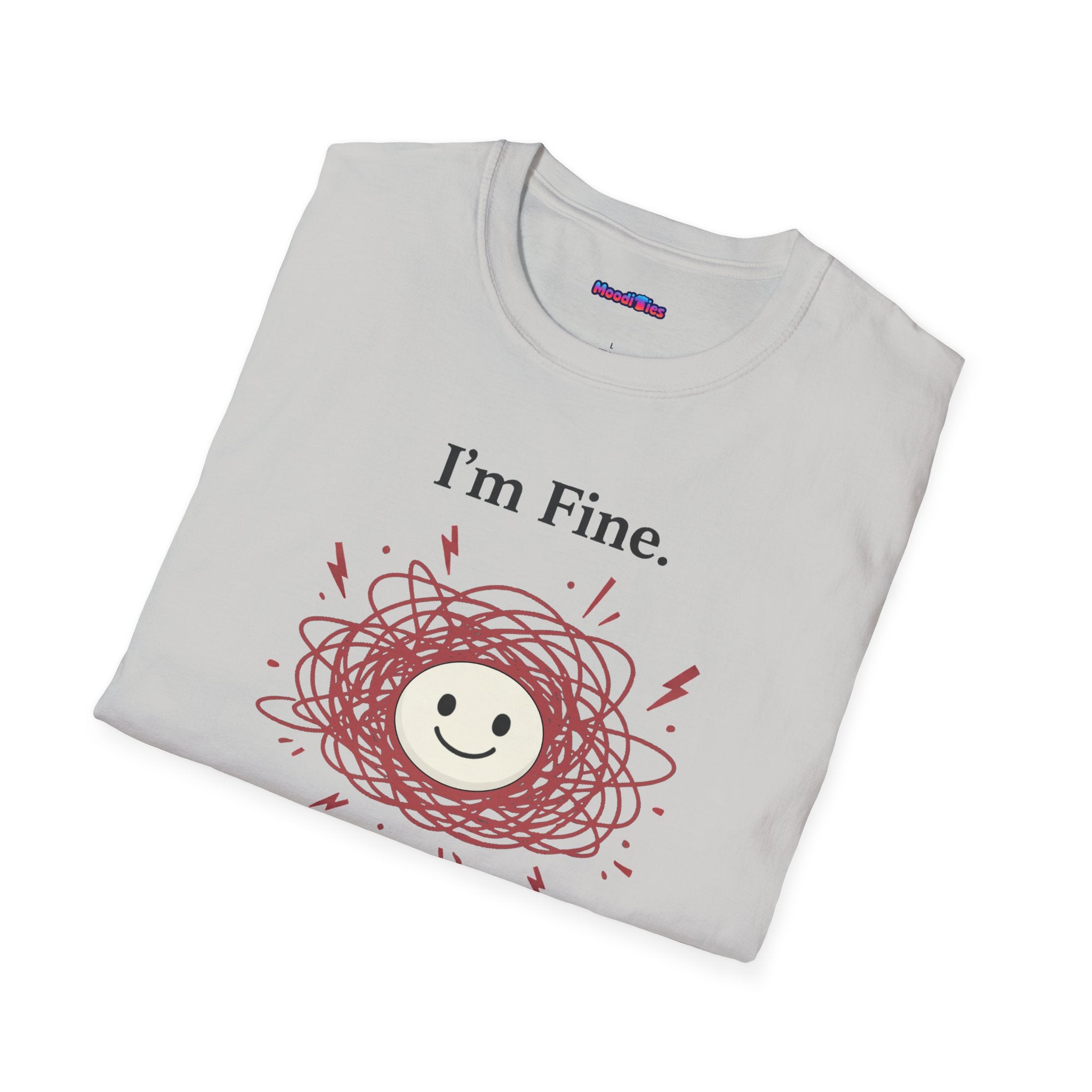 "I'm Fine. THIS Is My Coping Mechanism" Chaos Happy Face T-Shirt