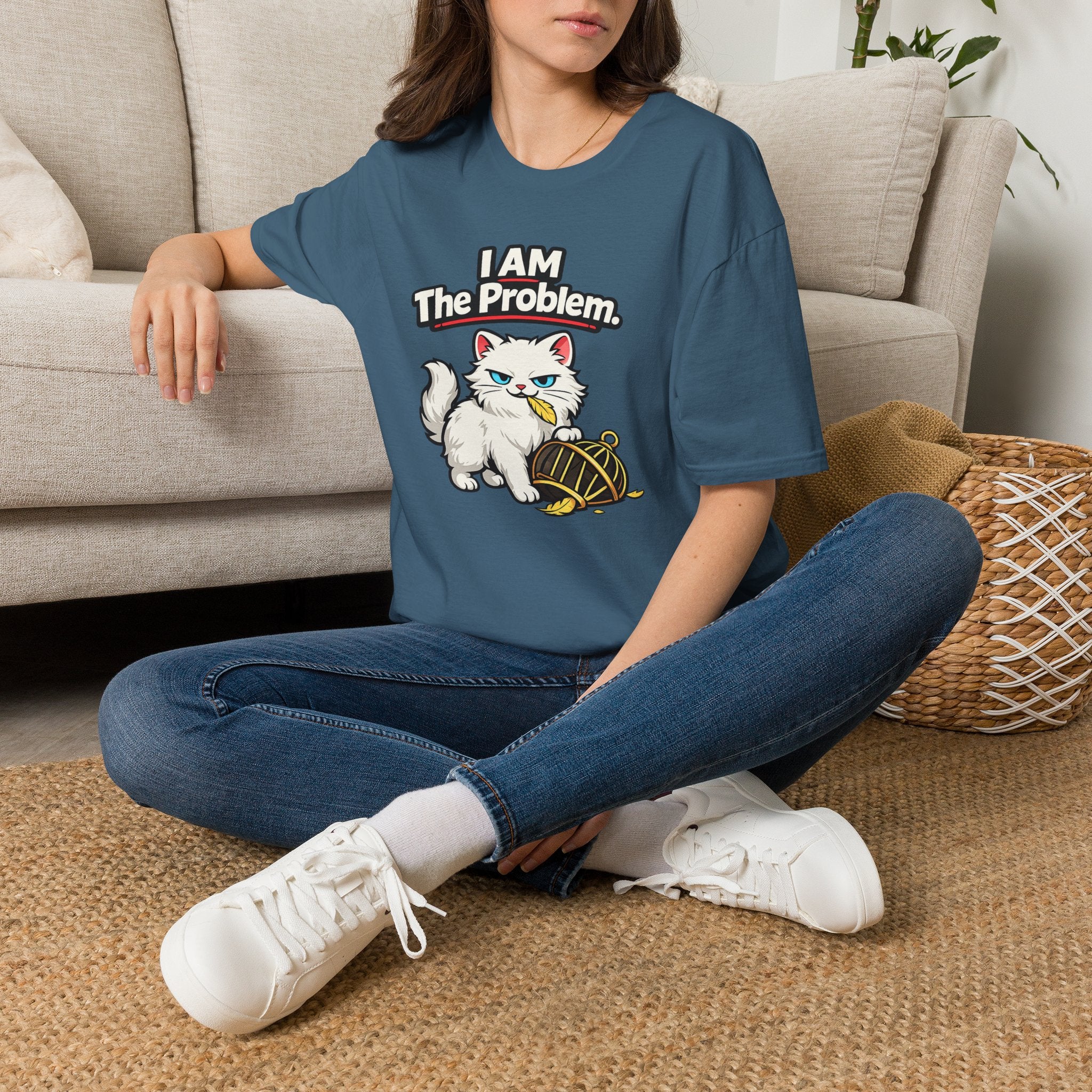 "I AM The Problem" Cat That Ate the Canary T-Shirt