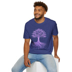 Digital Tree of Life (Purple) Graphic T-Shirt