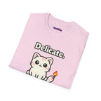 "Delicate. Like a Bomb." Cat T-Shirt