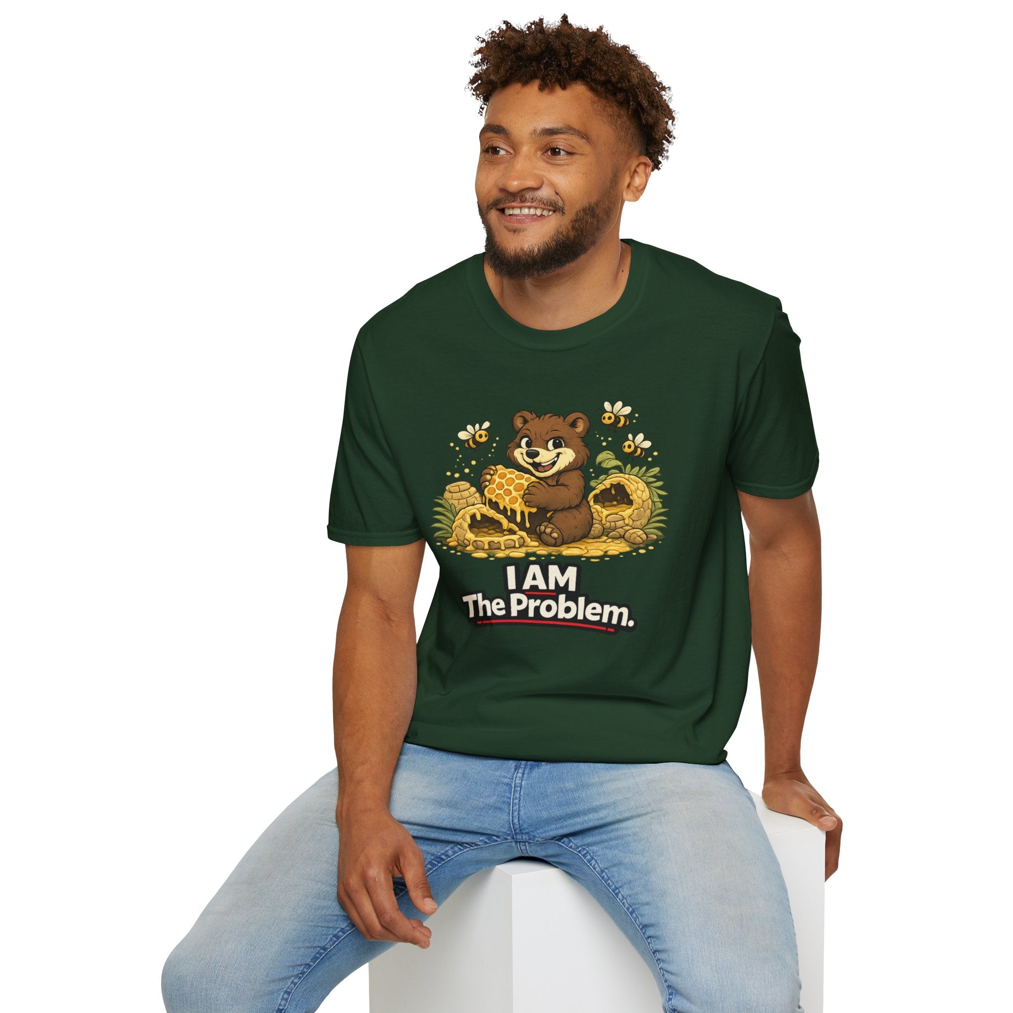 "I AM The Problem" Bear at the Beehive T-Shirt