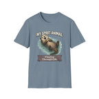 "My Spirit Animal: Otter (Floating Through Life)" T-Shirt