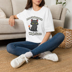 "Low Tolerance, High Sass" Black Cat T-Shirt