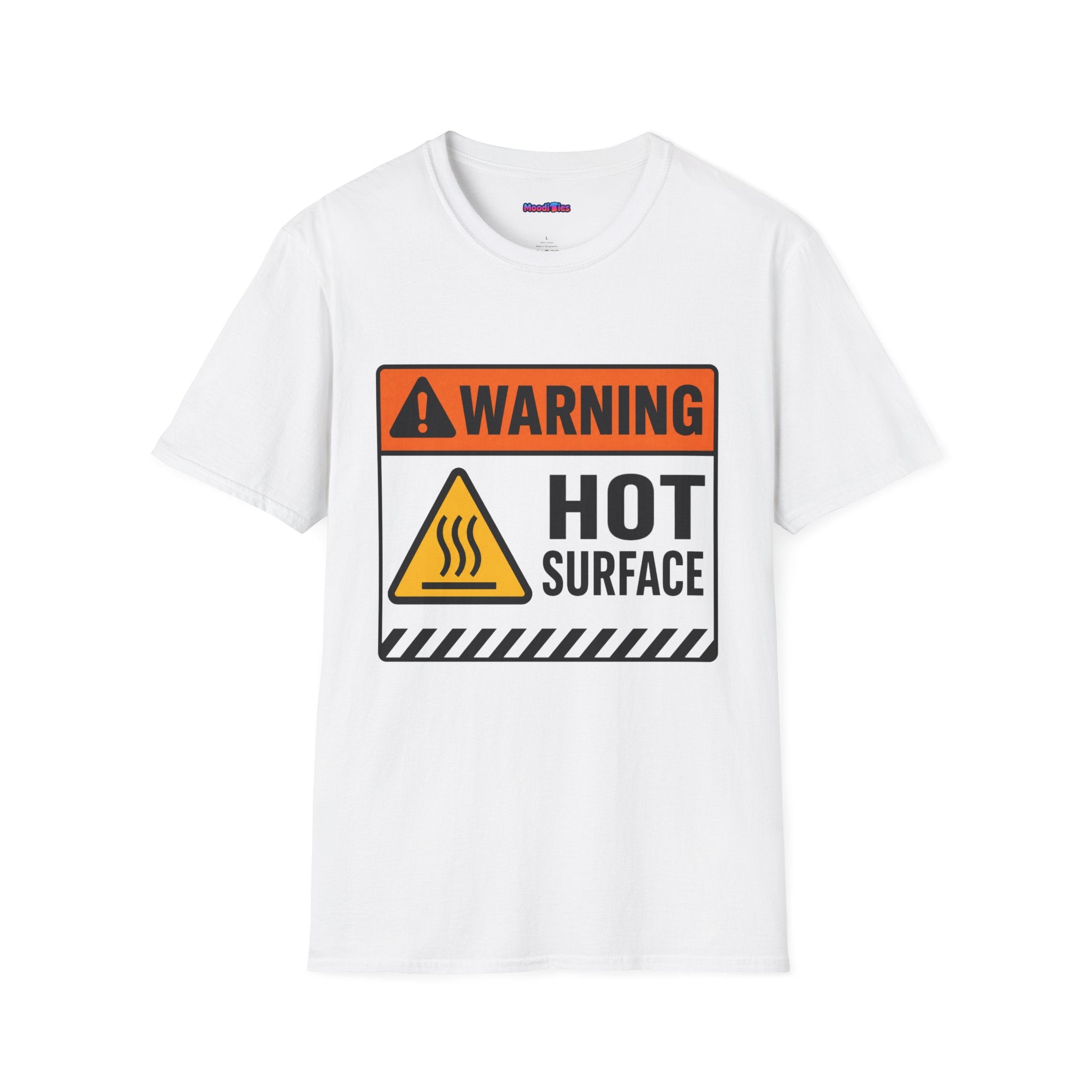 "Warning: Hot Surface" Warning Sign T-Shirt
