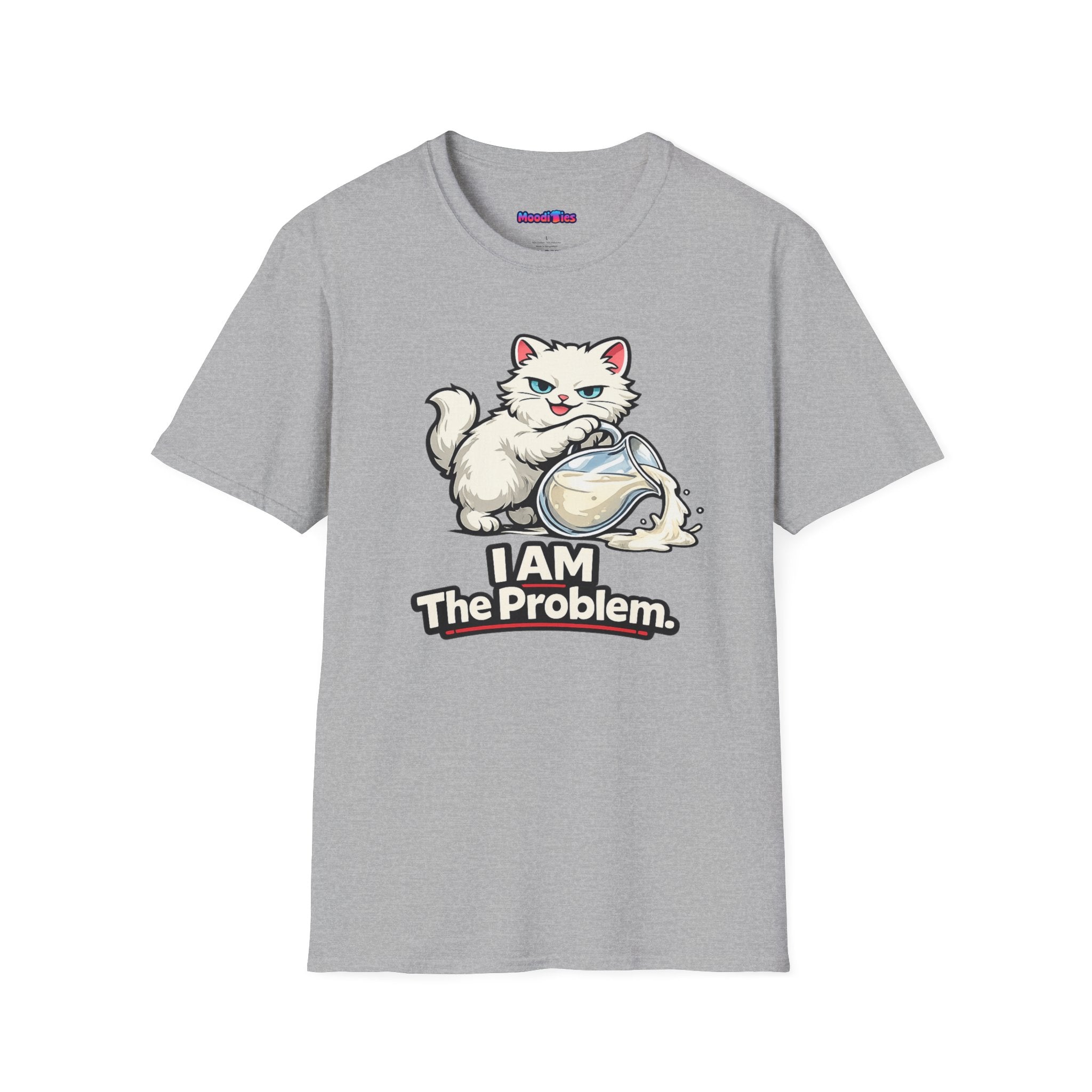 "I AM The Problem" Cat That Got the Cream T-Shirt