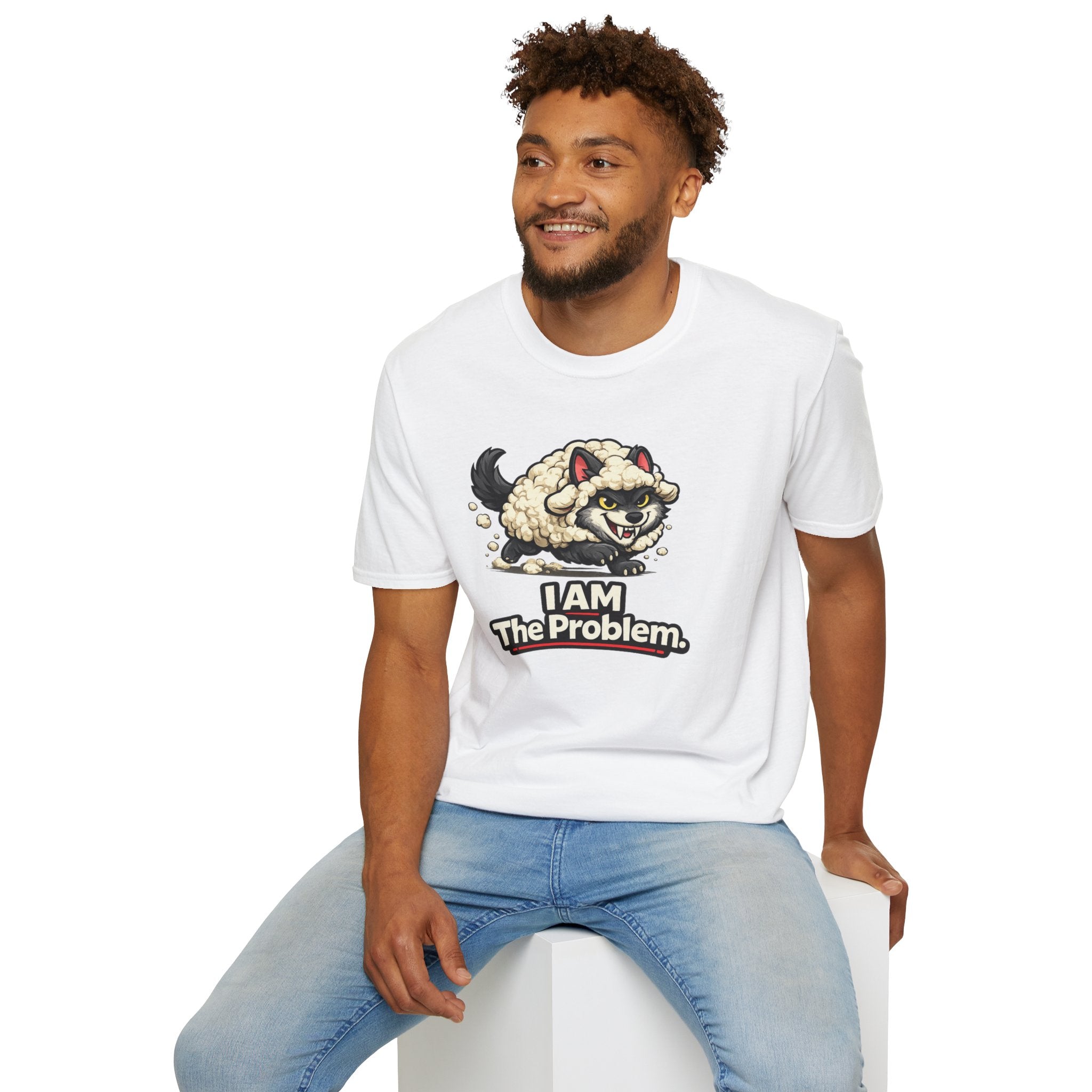 "I AM The Problem" Wolf in Sheep's Clothing T-Shirt