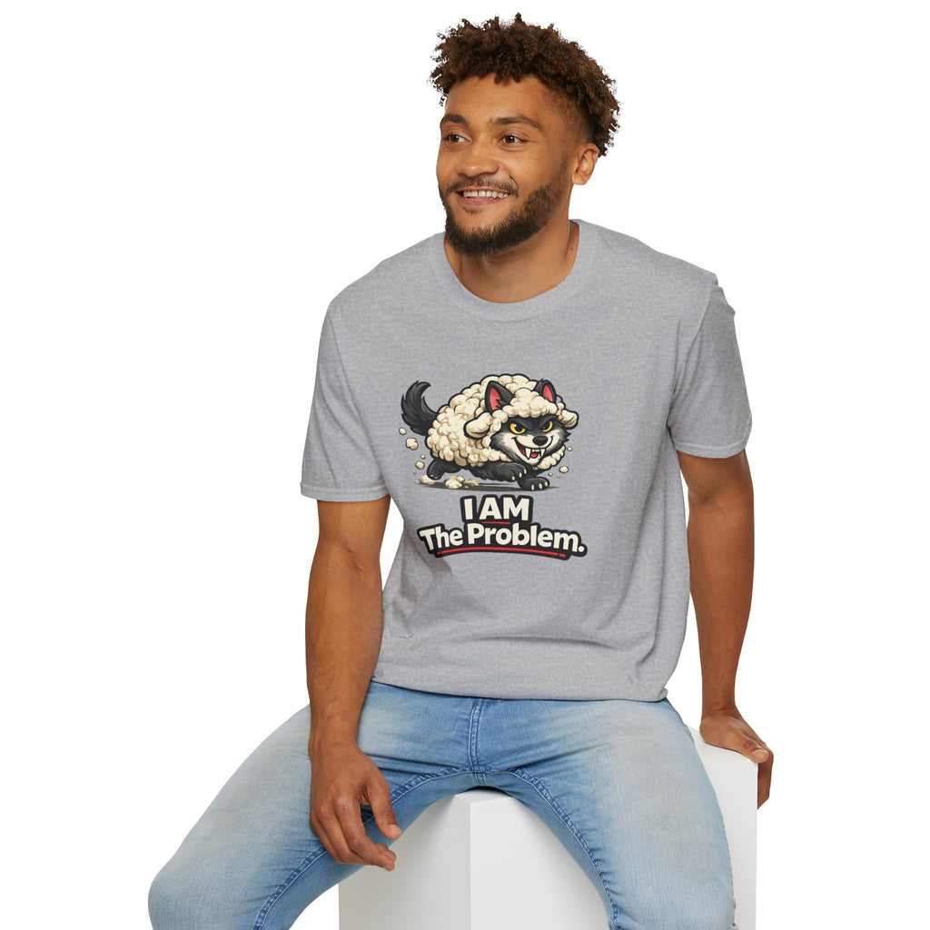 "I AM The Problem" Wolf in Sheep's Clothing T-Shirt
