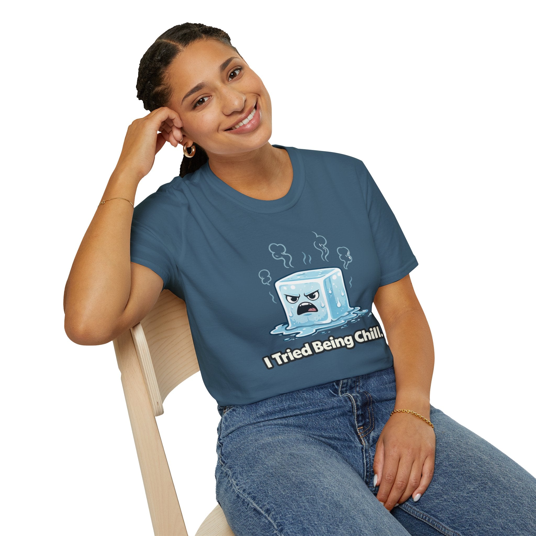 "I Tried Being Chill" Steaming Ice Cube T-Shirt