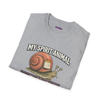 "My Spirit Animal: Snail (Working At My Own Pace)" T-Shirt