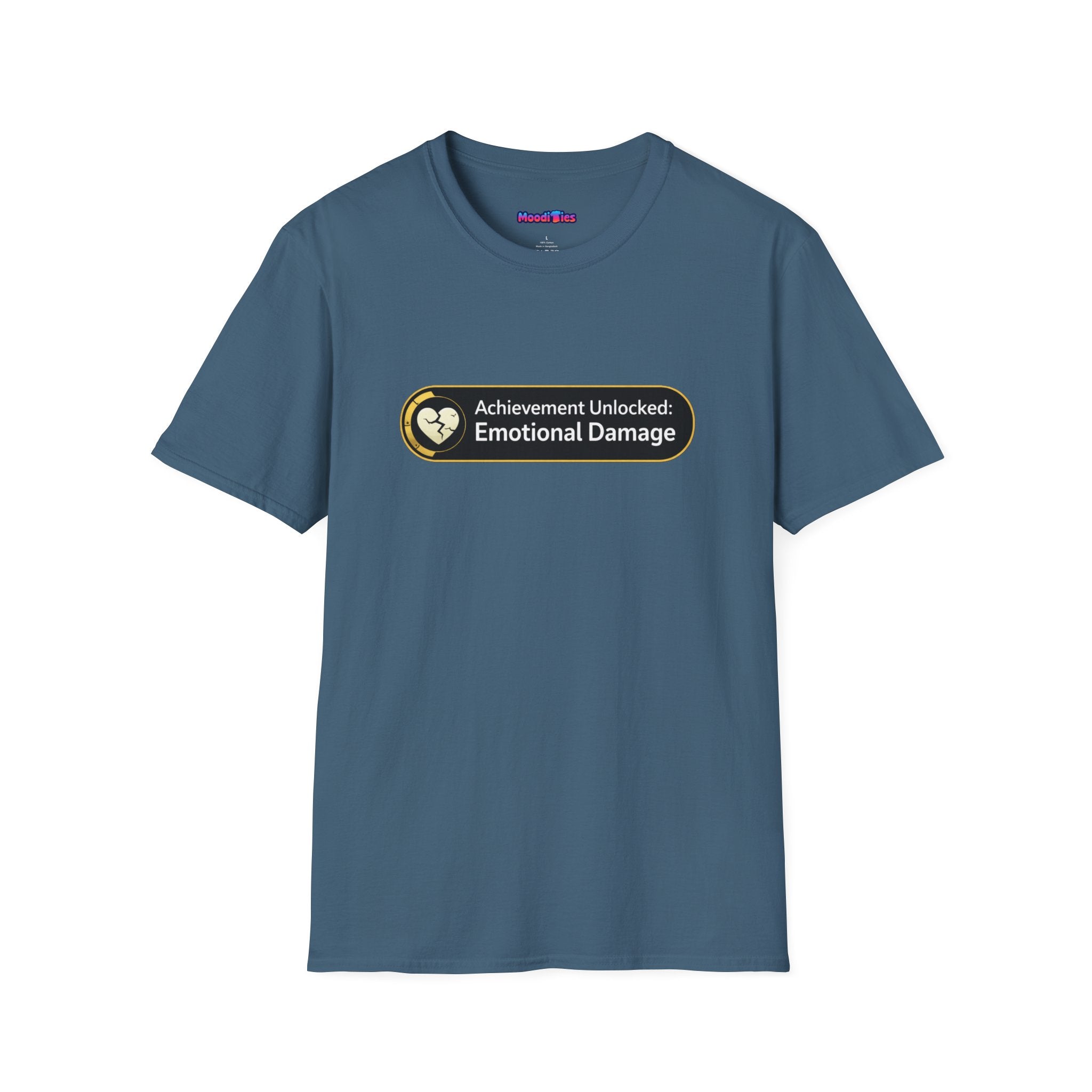 "Achievement Unlocked: Emotional Damage” Funny Graphic T-Shirt