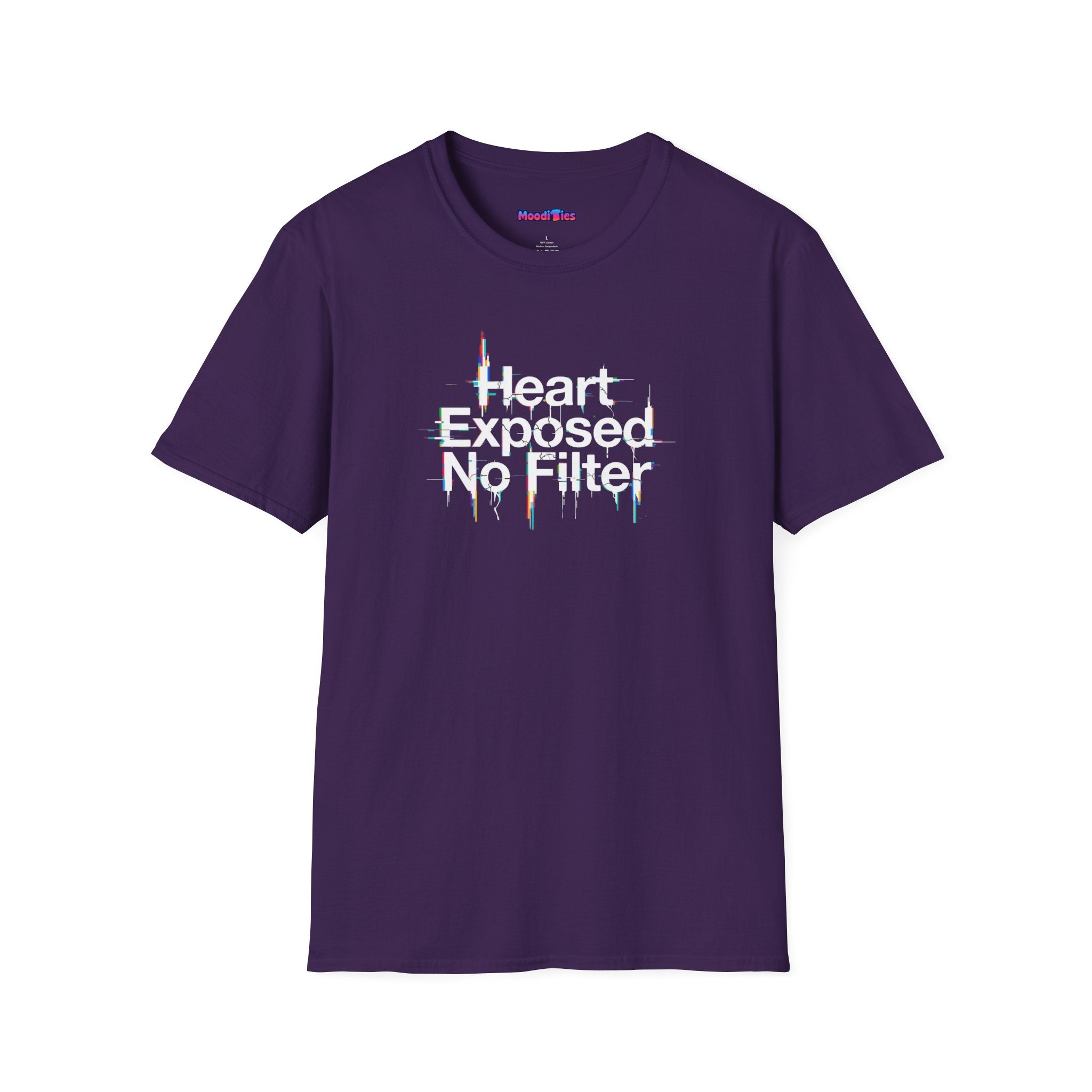 "Heart Exposed No Filter" Graphic T-Shirt
