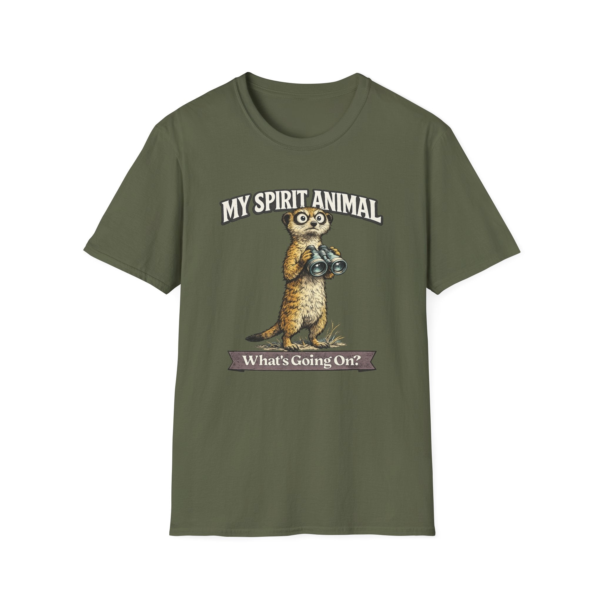 "My Spirit Animal: Meerkat (What's Going On)" T-Shirt