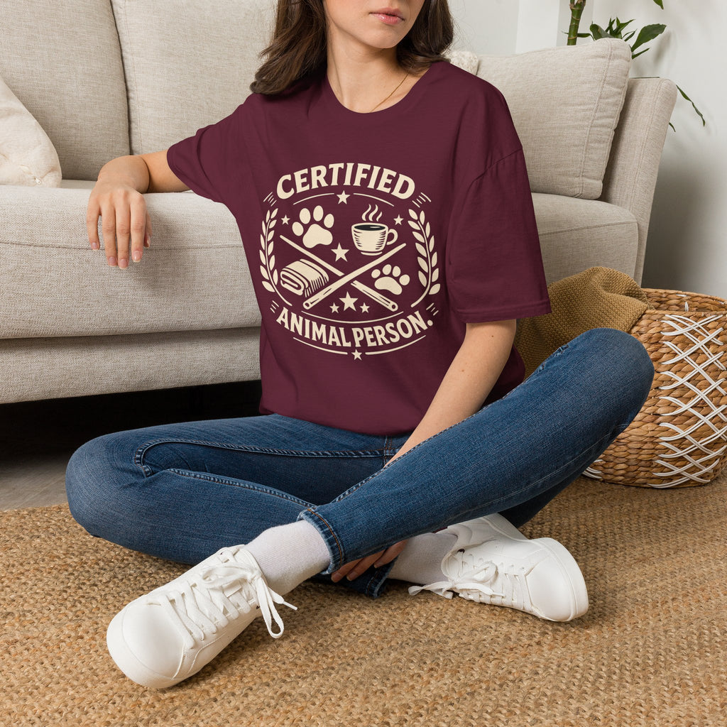 “Certified Animal Person” T-Shirt