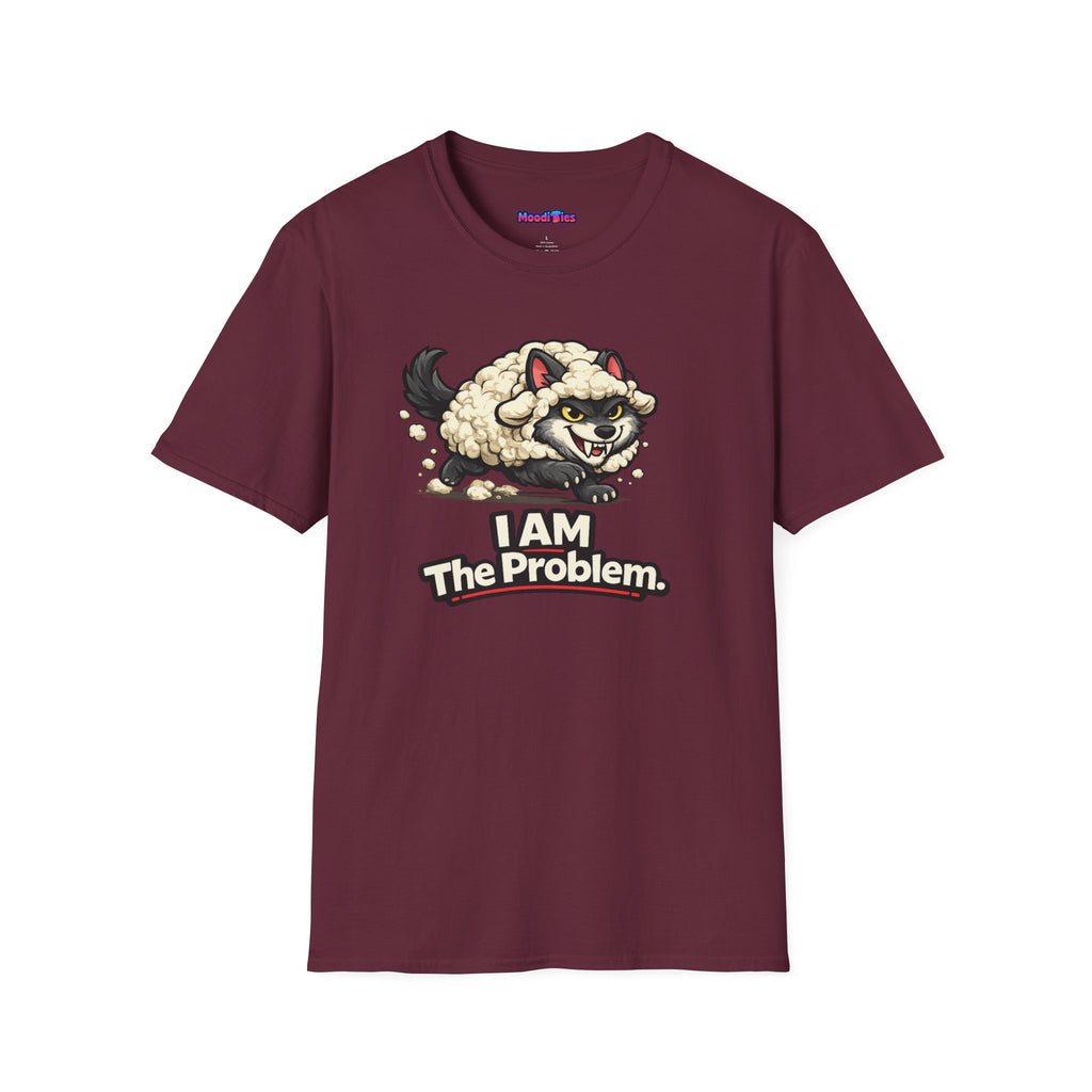 "I AM The Problem" Wolf in Sheep's Clothing T-Shirt
