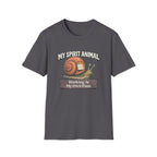 "My Spirit Animal: Snail (Working At My Own Pace)" T-Shirt