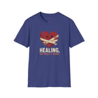 "Healing, But Make It Ironic" Bandaged Heart T-Shirt