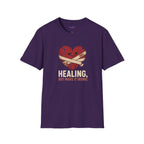 "Healing, But Make It Ironic" Bandaged Heart T-Shirt