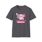 "Currently Choosing Violence" Axolotl T-Shirt