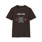 "I Will Cry" Kawaii Baby Bat T-Shirt
