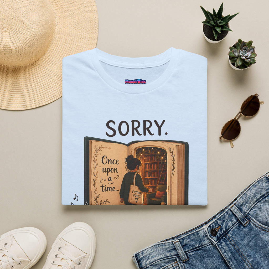 "Sorry. I'm In the Middle of Something Fictional." Book Portal T-Shirt