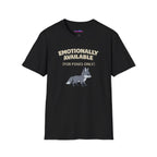 "Emotionally Available (For Foxes Only)" Cute Fox T‑Shirt