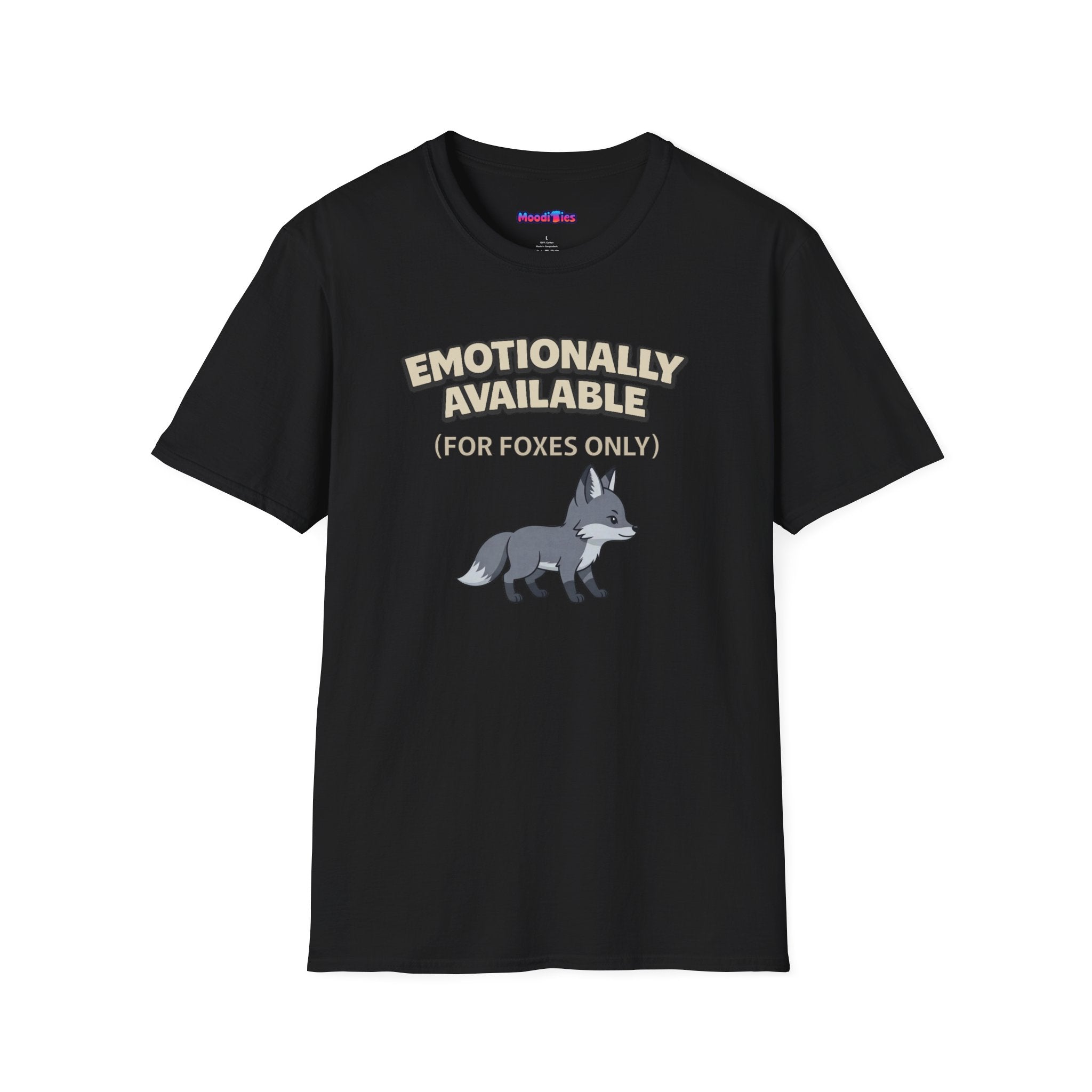 "Emotionally Available (For Foxes Only)" Cute Fox T‑Shirt