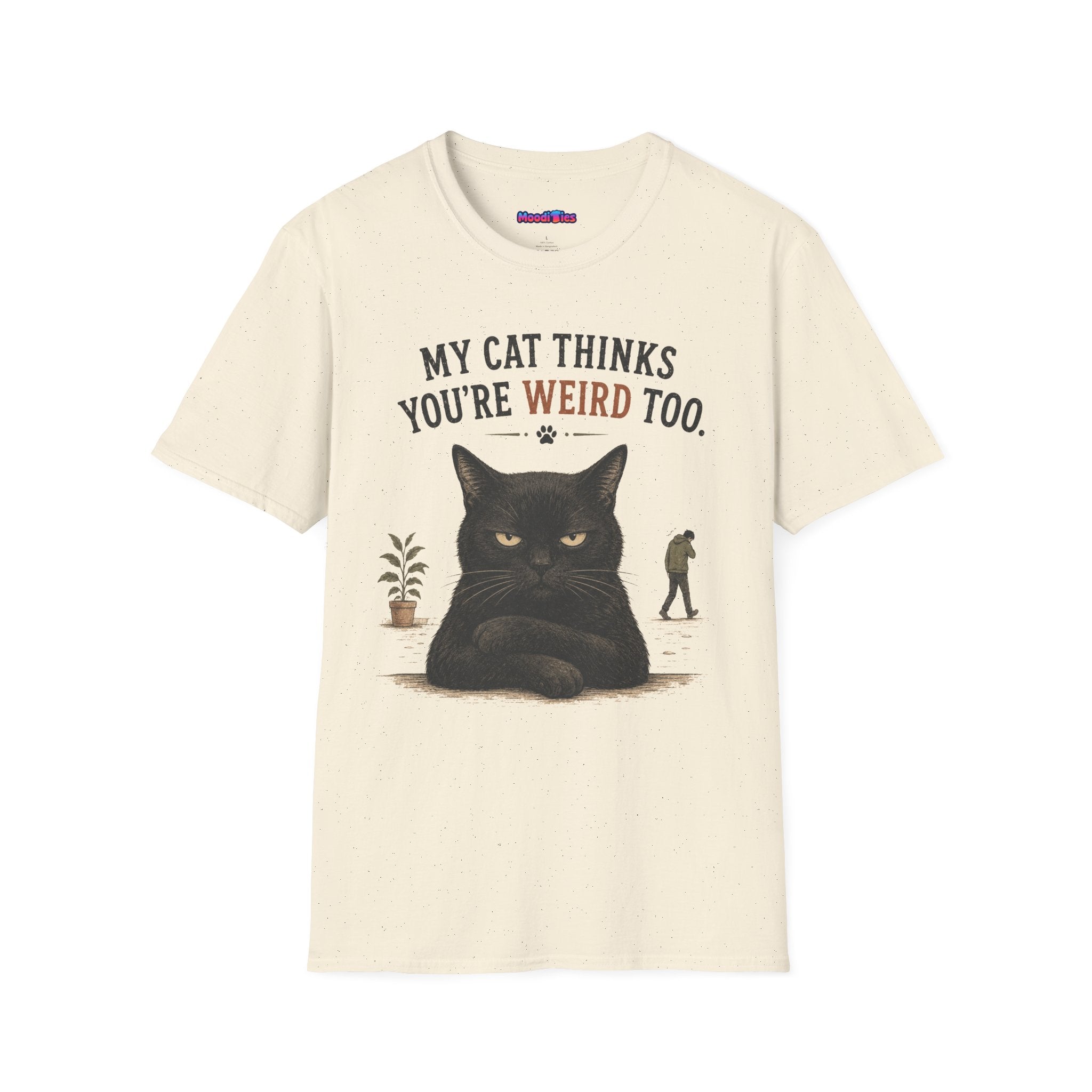 "My Cat Thinks You're Weird Too." Grumpy Cat T-Shirt